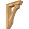 Ekena Millwork Imperial Slat Rough Sawn Bracket w/ Offset Brace, Western Red Cedar, 6"W x 22"D x 30"H BKT0604X22X30IMP06RWR - alternate 1